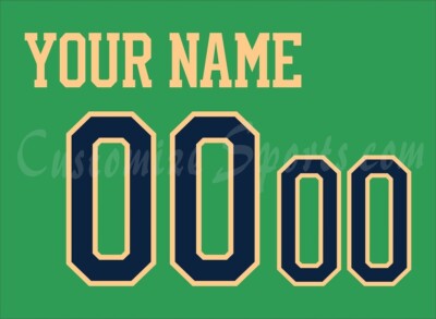 NCAA Notre Dame Customized Number Kit For 2016-2017 Basketball Uniform