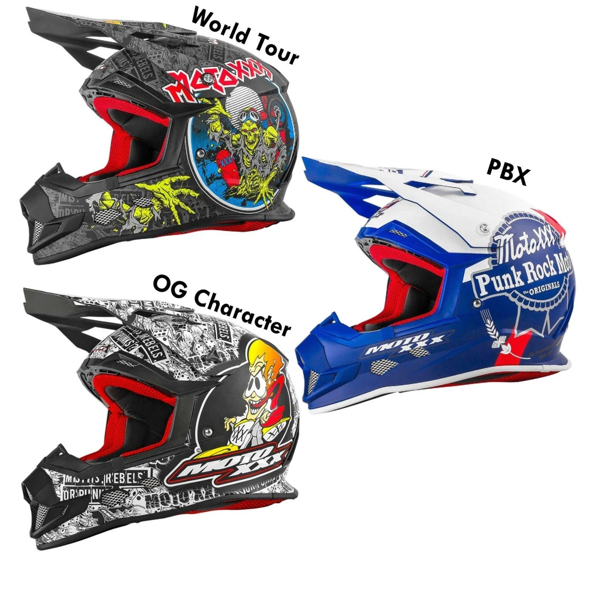 Casco de fibra de vidrio O'Neal Moto XXX negro rojo Multi MX DH Moto Cross  Enduro todoterreno | eBay