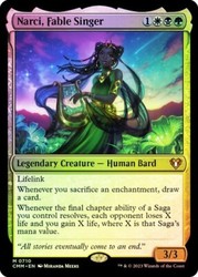 Narci, Fable Singer - Foil (Commander Masters #710)