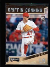 GRIFFIN CANNING 2019 PANINI PLAYOFF #13 ROOKIE HOLO-GOLD PARALLEL #22/25 AY8905