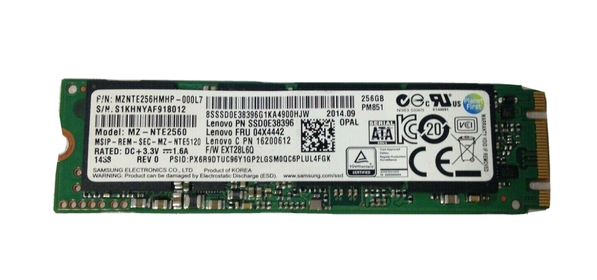 👍 Samsung Solid State Drive MZNTE256HMHP-000H1 754949-002 MZ