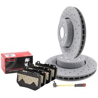 RAP Brakes Bremsscheiben 318Mm + Brembo BeläGe Wako Vorne FüR Mercedes W205