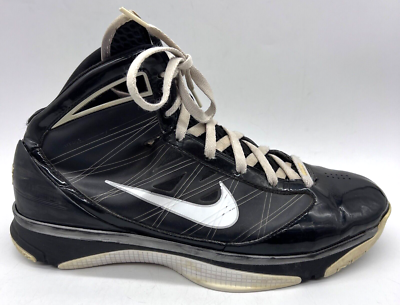 2009 NIKE Hyperize TB Mens US 8.5 Black Leather Basketball 2009 NIKE Hyperize TB Mens US 8.5 Black Leather Basketball