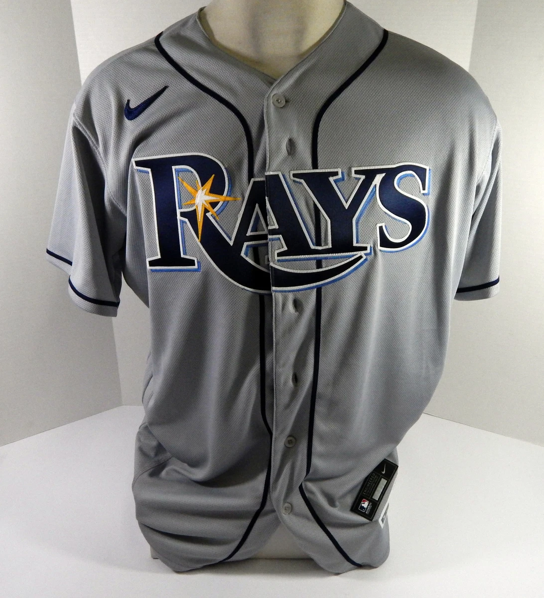 2022 Tampa Bay Rays Tristan Gray Game Issued Grey Jersey 46 DP46226