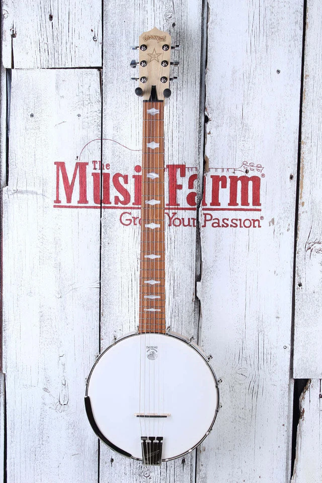 Deering Goodtime 6 Banjo Guitar 6 String Open Back Banjotar Made in USA - Image 2 of 4