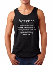 Tank Top Veteran Definition T Shirt US Veterans Day Gift Grandpa Army American