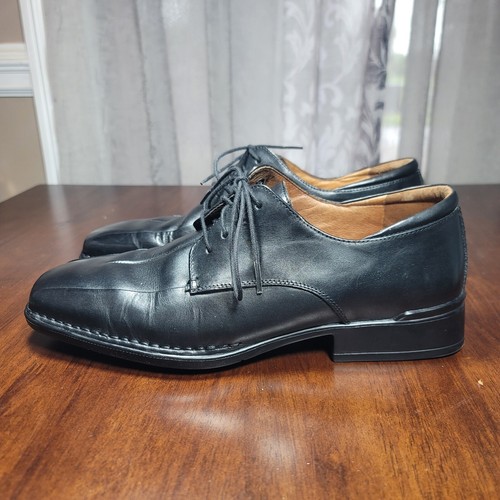 Oxford da uomo Rockport pelle nera taglia 9,5 M #APM24811 - Foto 3 di 11