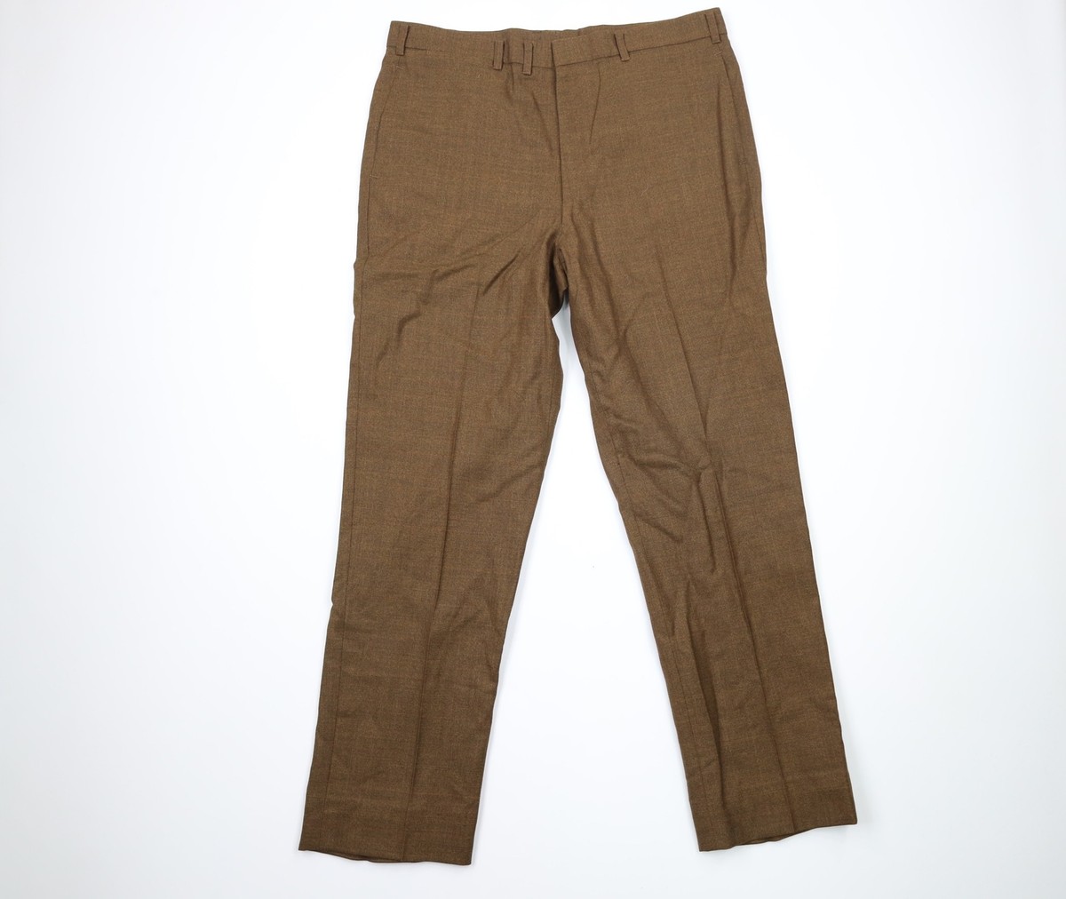Vintage 70s Streetwear Mens 36x32 Distressed Wool Blend Wide Vintage 70s Streetwear Mens 36x32 Distressed Wool Blend Wide