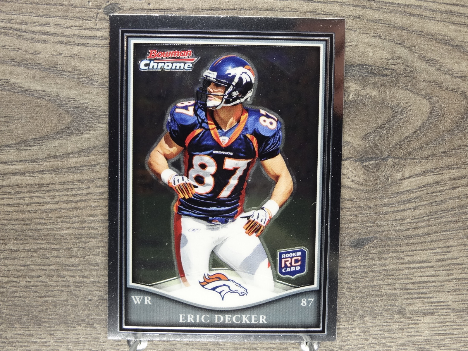 Eric Decker #BCR21 (Football Cards 2010 Bowman Chrome Rookie Preview) — is it worth grading?