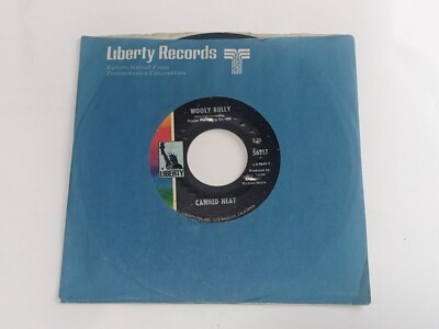 CANNED HEAT Wooly Bully 7'' Single 45 rpm Liberty 56217 Vinyl 1971 Blues Rock