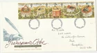 GB ROYAL MAIL FDC 1995 SHAKESPEARE'S GLOBE SET