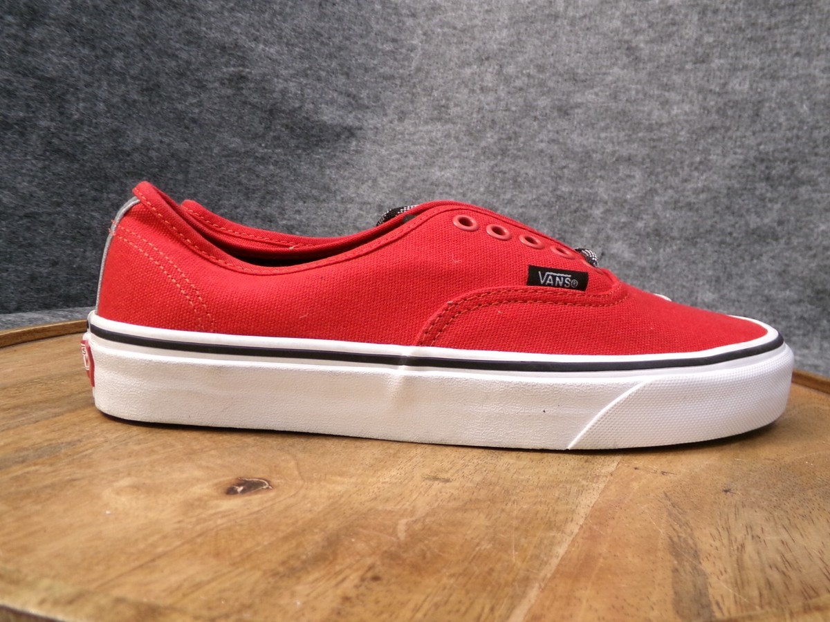 VANS Womens Authentic OTW Webbing Red True White Canvas Shoes VN0A2Z5IT74  Size