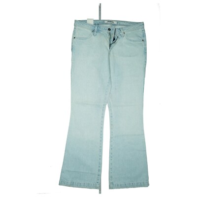 MAVI 428 Damen Jeans Hose Schlag Bootcut Flare Wide Leg 32/32 W32 L32 hellblau