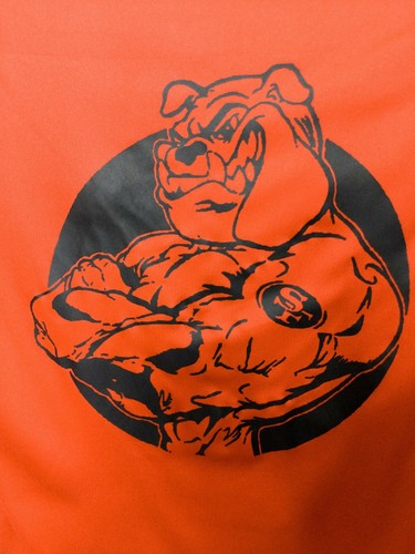 Sport-Tek Workout Men's Shirt Small. Polyester. South Fork Football Bulldog - Picture 5 of 8