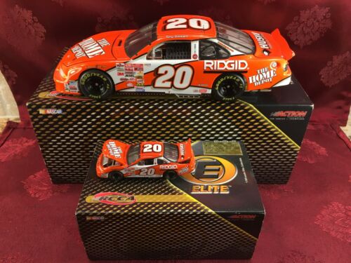 TONY STEWART #20 Home Depot 2001 RCCA 1/24 Elite & 1/64 HO Car Diecast  SET - Picture 1 of 12