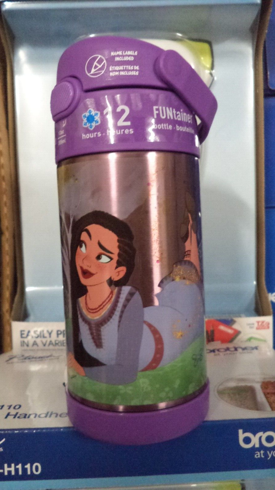 DISNEY FROZEN  LICENSED TRADEMARK Thermos 12 oz Kid's Funtainer Water Bottle