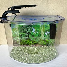 Aquarium Starter Kit 17L/4.5 Gal Acrylic Nano Tank with Filter and LED Light