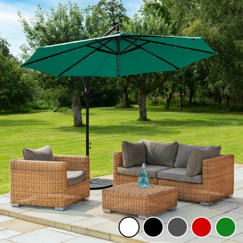 Harrier 3m Overhanging Garden Parasols 