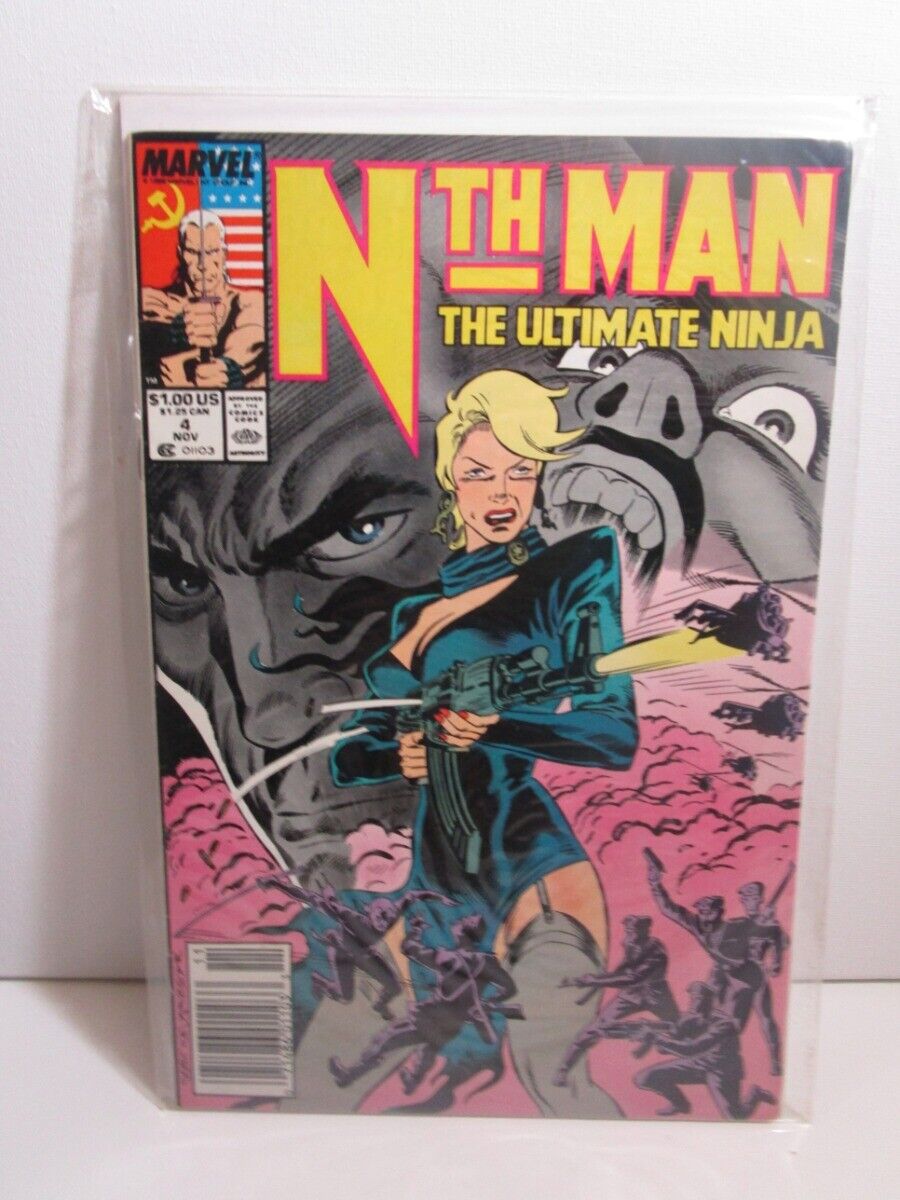 Nth Man the Ultimate Ninja #4 1989 Larry Hama Ron Wagner Marvel BAGGED BOARDED