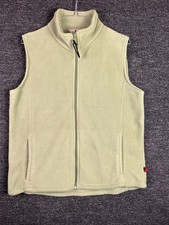 Women's Woolrich Casual Hiking Full-Zip Fleece Vest Green Size M Outdoor