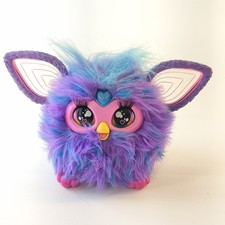 Furby Purple Interactive Toy 2023 Glowing Ears Tested Works