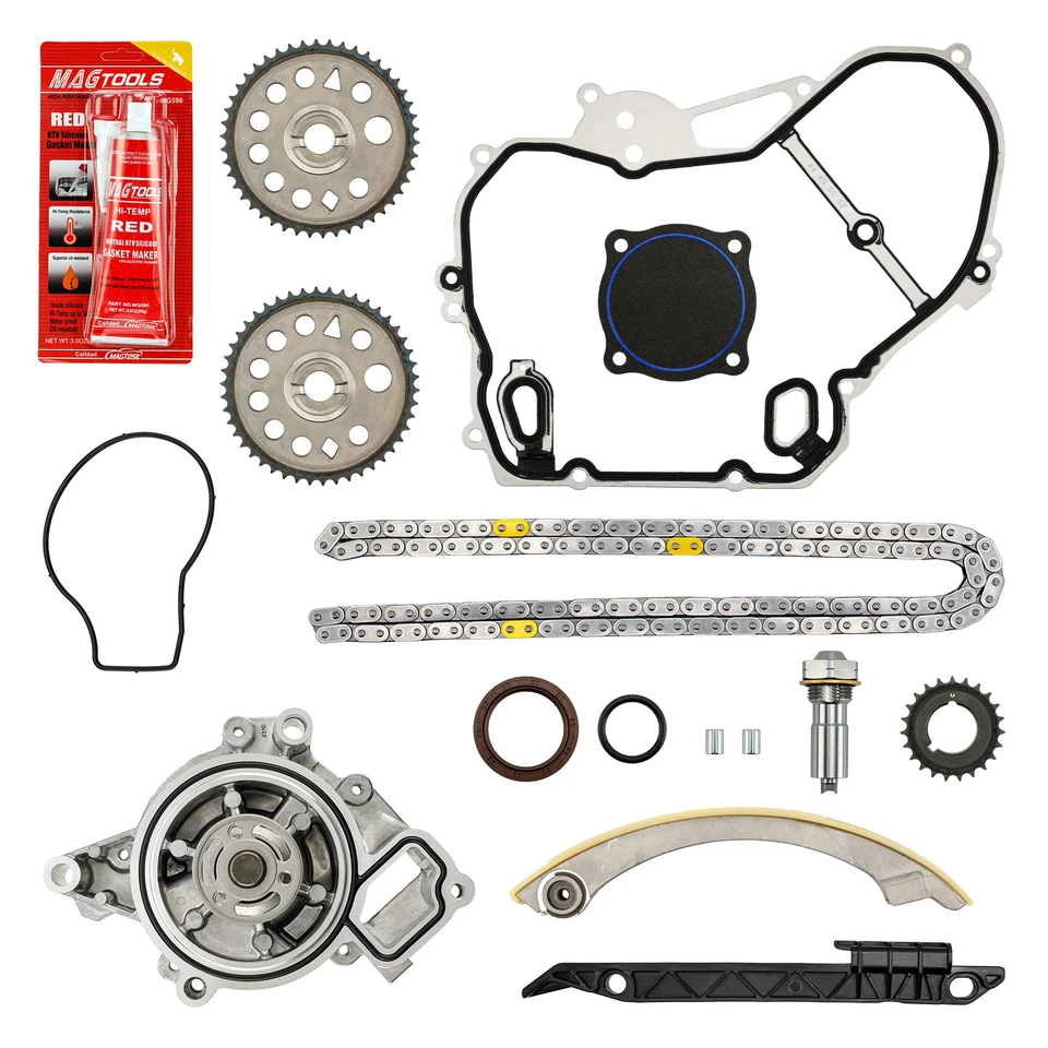 Kit de bomba de agua de cadena de distribución para Chevrolet Cavalier 03-2004 y 07-08 HHR 2,2 L Foto 2 de 4