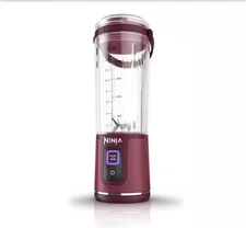 Blast 18 Oz. Single Speed Cranberry Red Portable Blender
