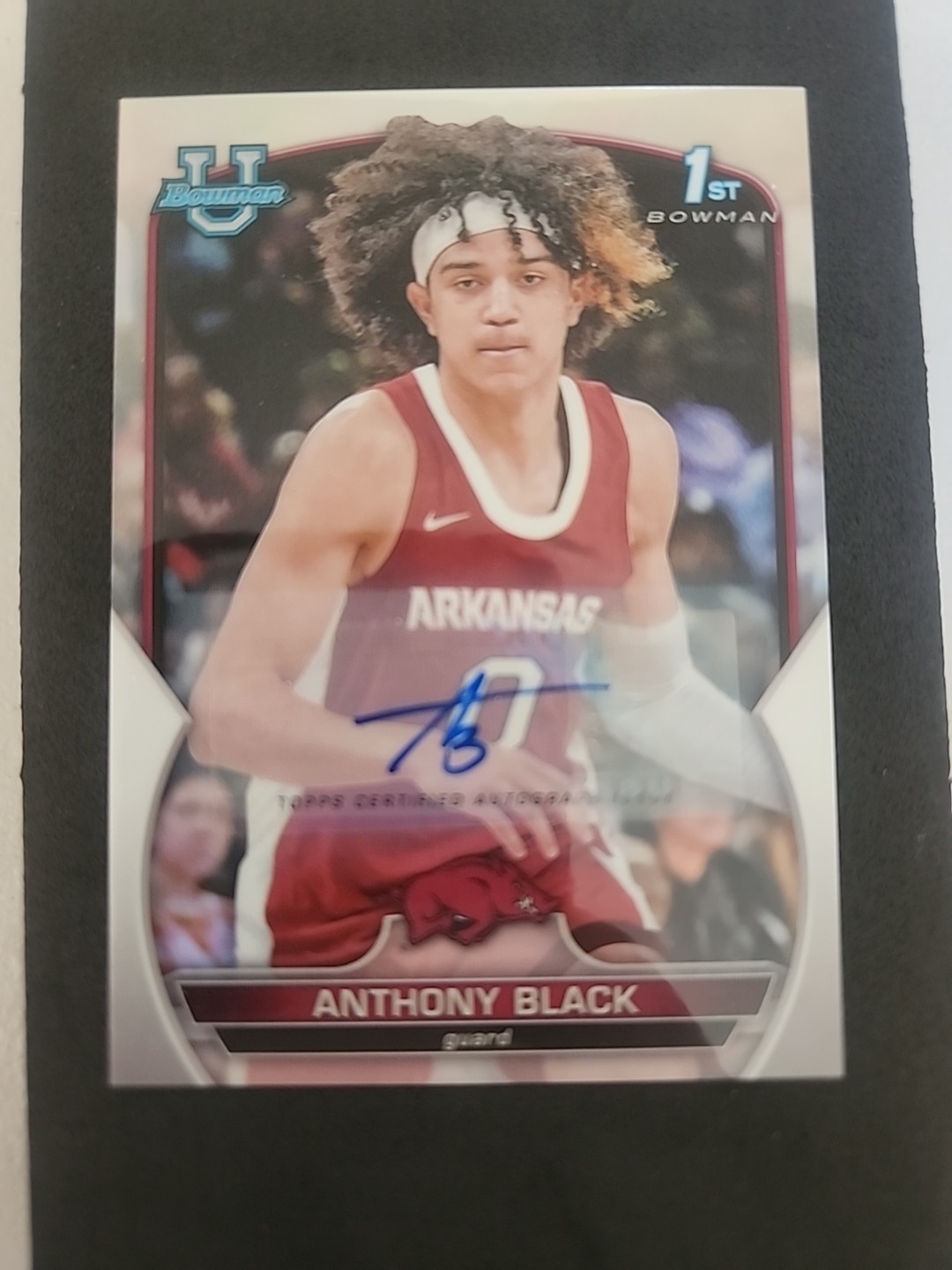 🔥2022-23 Bowman University Chrome -Chrome Prospect Autographs Anthony Black #58