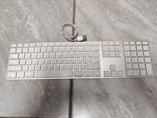 APPLE GENUINE MAC IMAC WIRED A1243 ALUMINIUM KEYBOARD FULL SIZE NUMERIC KEYPAD