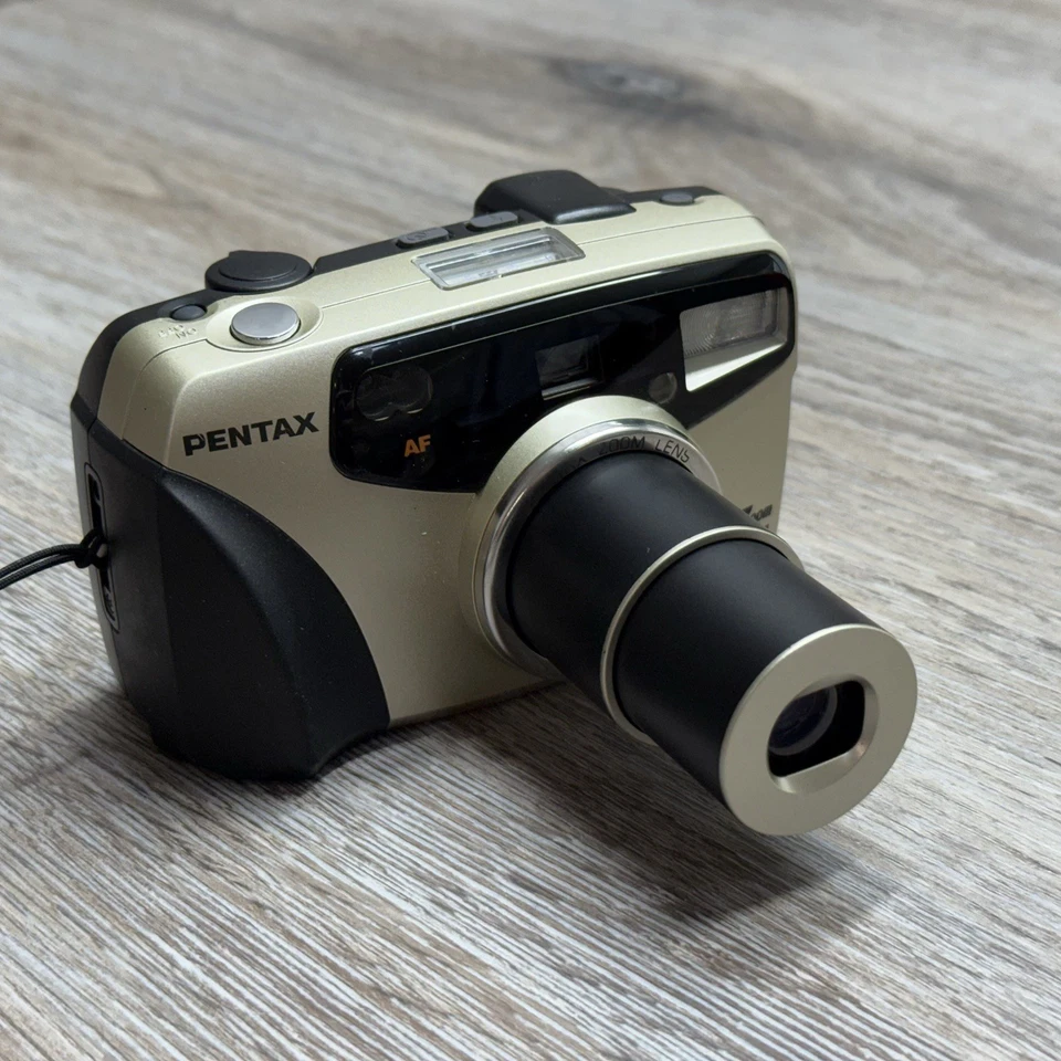 VTG PENTAX IQZoom 105G 35mm Film Camera w/ Panorama - Tested - Nice - SHIPS FAST - Image 4 of 4