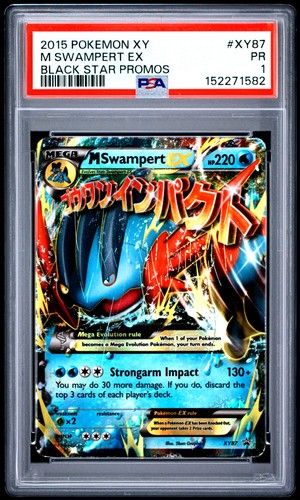 M Swampert-EX graded PSA 1 for sale on eBay