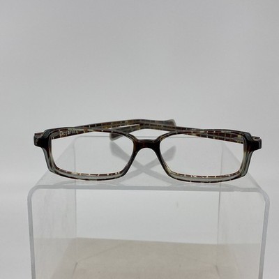 Face A Face Brown Full Rim Lightweight Classic Rectangle Eyeglass Frame - FR4