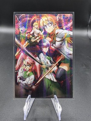 High School Of The Dead Holographic Anime Collectible Trading Card