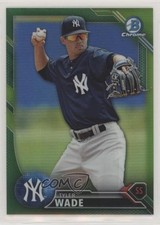 2016 Bowman Chrome Prospects Green Refractor 26/99 Tyler Wade #BCP106 d4f