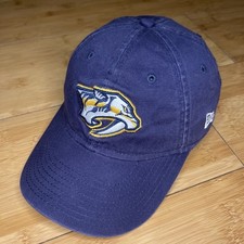 New Era 9TWENTY YOUTH Nashville Predators Navy Adjustable Strapback Hat Cap Kids