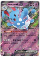 Azumarill ex 084/217 Double Rare Ascended Heroes Pokemon Holo Near Mint