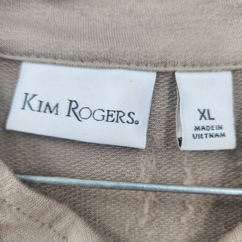 Chaleco Kim Rogers Bronceado Cremallera Completa Mujer Talla Extra Grande XL Foto 3 de 4