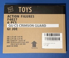 GI JOE CLASSIFIED SERIES  50 COBRA CRIMSON GUARD SEALED CASE OF 6  NEVER OPENED