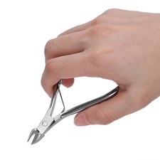 Stainless Steel Dead Skin Pliers Scissors Nail Cuticle Nippers Manicure Pedi PL