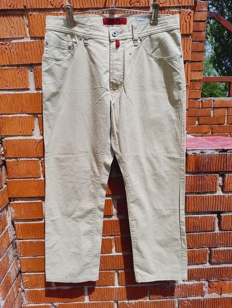 Men Pierre Cardin Trousers Beige 33 / L / 48