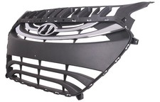 Hyundai I30 12-16 Front Grille Black With Satin Moulding Style Model (10736)