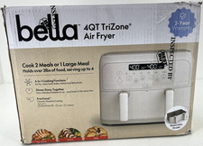 Bella - 4qt. TriZone Air Fryer - Oatmilk