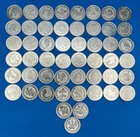 Lot 51 Charizard Venusaur  Blastoise Pokemon METAL Battle COIN Meiji Juice Japan