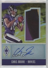 2016 Panini Phoenix RPS Yellow Prime 9/25 Chris Moore Jumbo Patch Auto 3c7