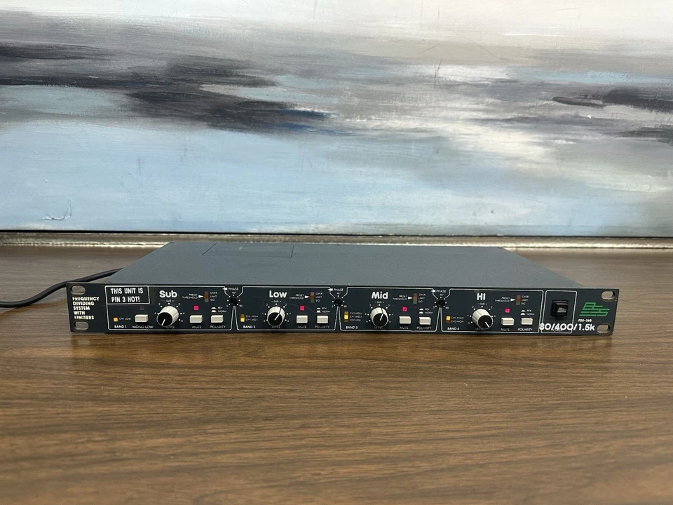 BSS FDS-360 Frequency Dividing System Crossovers - With 3 Cards - Image 3 of 4