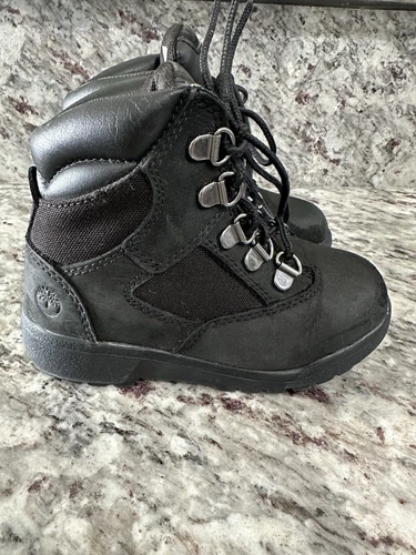 Timberland Premium Nubuck 12807 stivali da bambino neri BAMBINO taglia 10