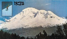 1974 QSL: Radio HCJB, Głos Andów, Quito, Ekwador (góra Chimborazo)