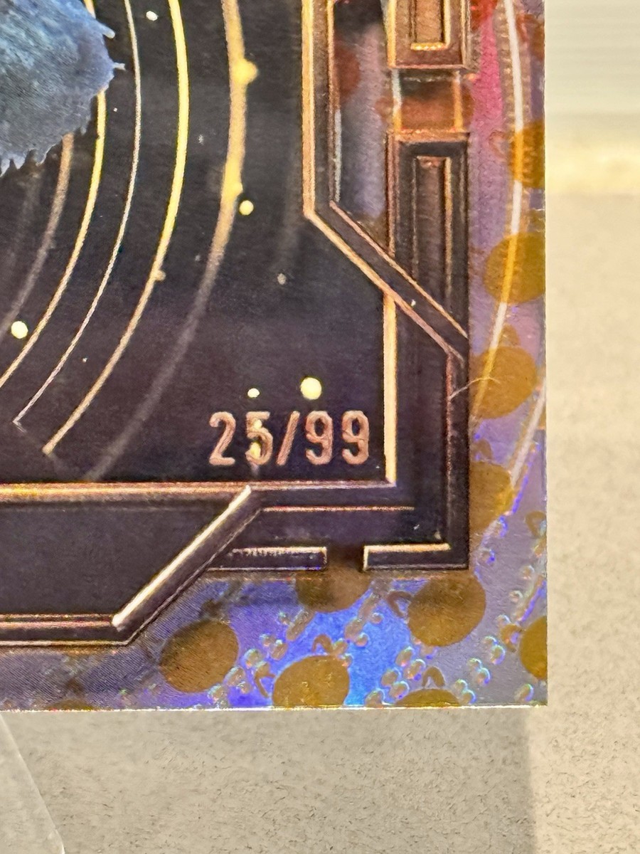 2025 Topps Chrome Pixar Gold Red Etch Refractor-Envy 25/99- Inside
