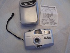 Vintage Vivitar 35mm camera with case and instructions