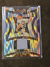 Jacob Misiorowski 2025 Panini Select Baseball Flash Prizm Swatch RC (JUL)